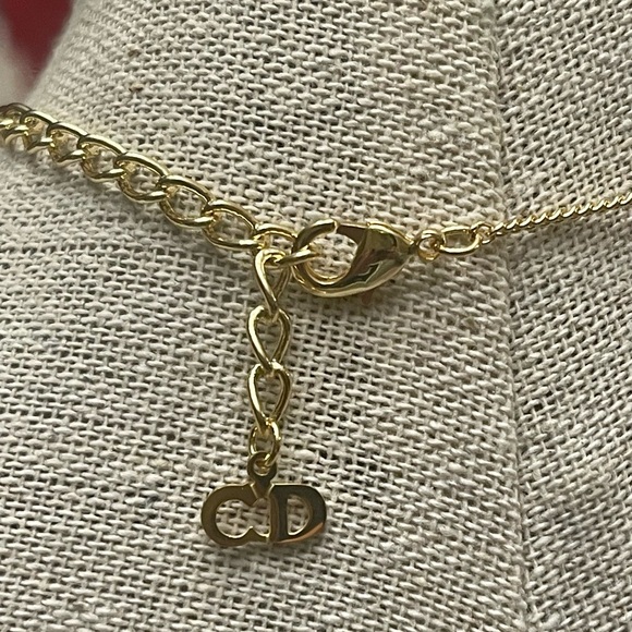 CHRISTIAN DIOR in Silver metal with Pearl - Picture 3 of 7